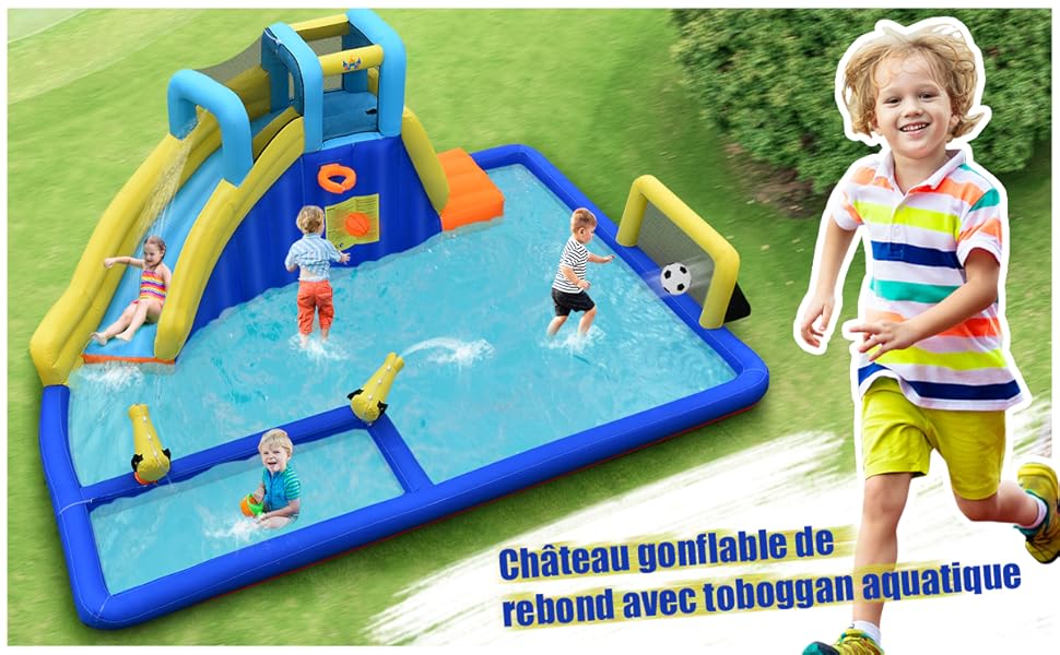 COSTWAY Château Gonflable Aquatique 6 En 1 Enfant 3 Ans+ Pisine Toboggan Escalade Football Basket-ball Jet D'Eau 526 X 373 X 203 Cm Sans Gonfleur -Pas Cher Clair Jardin Magasin AAHKMJXYDAFdJAOAIMEbOAchlkWZ0oakZn uVZ0mPidMNbILvCvspZ4oG3fPgIqc1P26RdPiG8KHKUtblW5 ULKvLD1OHzwX jolGWPZGyLZfDpXezCDlZJrLko5h7zzSlg3RFRhwEB9 Lf5