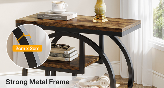 Industrial End Table Design