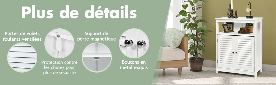 Meuble Salle De Bain/Rangement De Salle De Bain-2 Portes Persiennes-Etagère Réglable-Dispostif Anti-basculement-60x30,5x80cm Blanc -Songmics Soldes Magasin AAHKMJXYDAFdJAOAIMEbOAchlkWZ0oakZn uVZ0mPidMNbILvCvspZ4oG3fPgIqc1P26RdPiG8KHKUtblW5 ULKvLD1OHzwX jolGWPZGyLZfDrYm cKfbNUObTeSQxzH37xCZdwrAGsKqEWfFpdBbMgPd tOTi5RSTUe ovp7cTTU2rjNGxZQgC eZXilSe rfzFBo CdC3zZwHMQE5MEpc