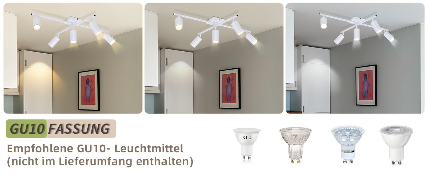 deckenleuchte gu10