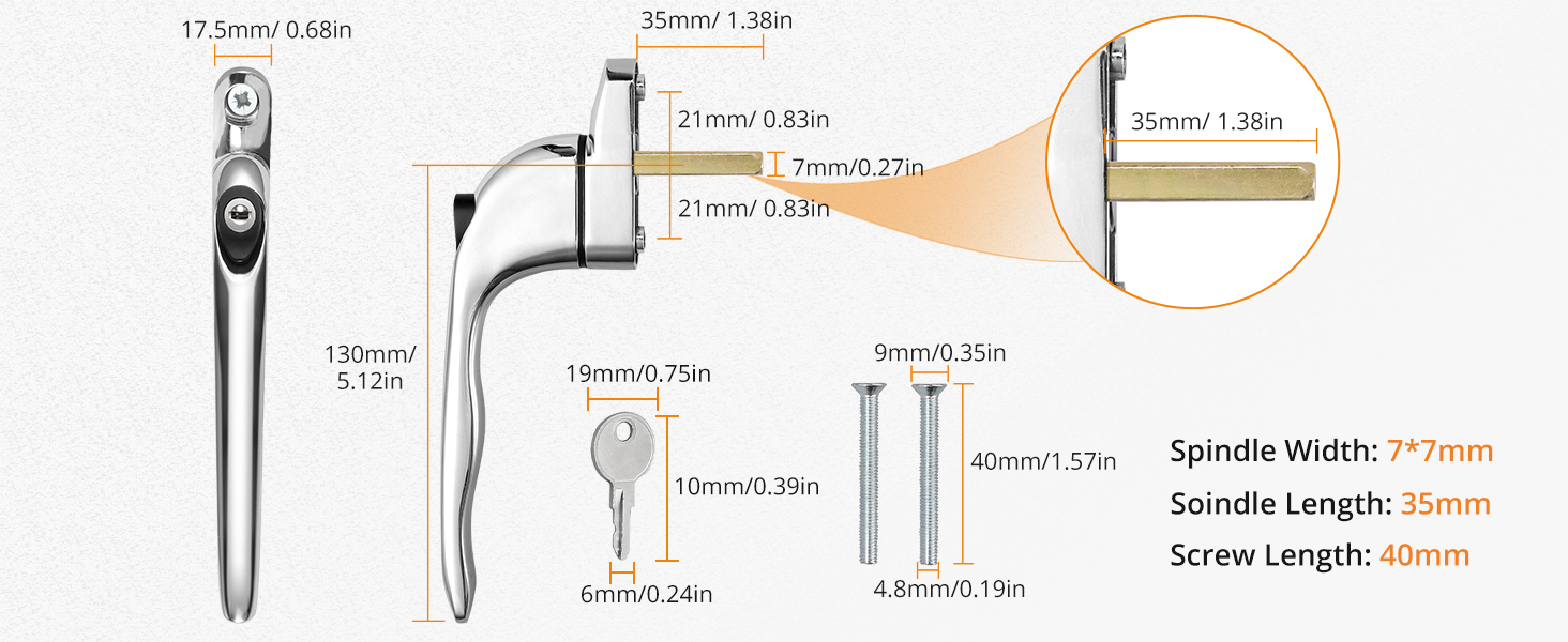 a diagram showing the different parts of a wrench