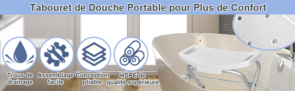 Tabouret de Douche