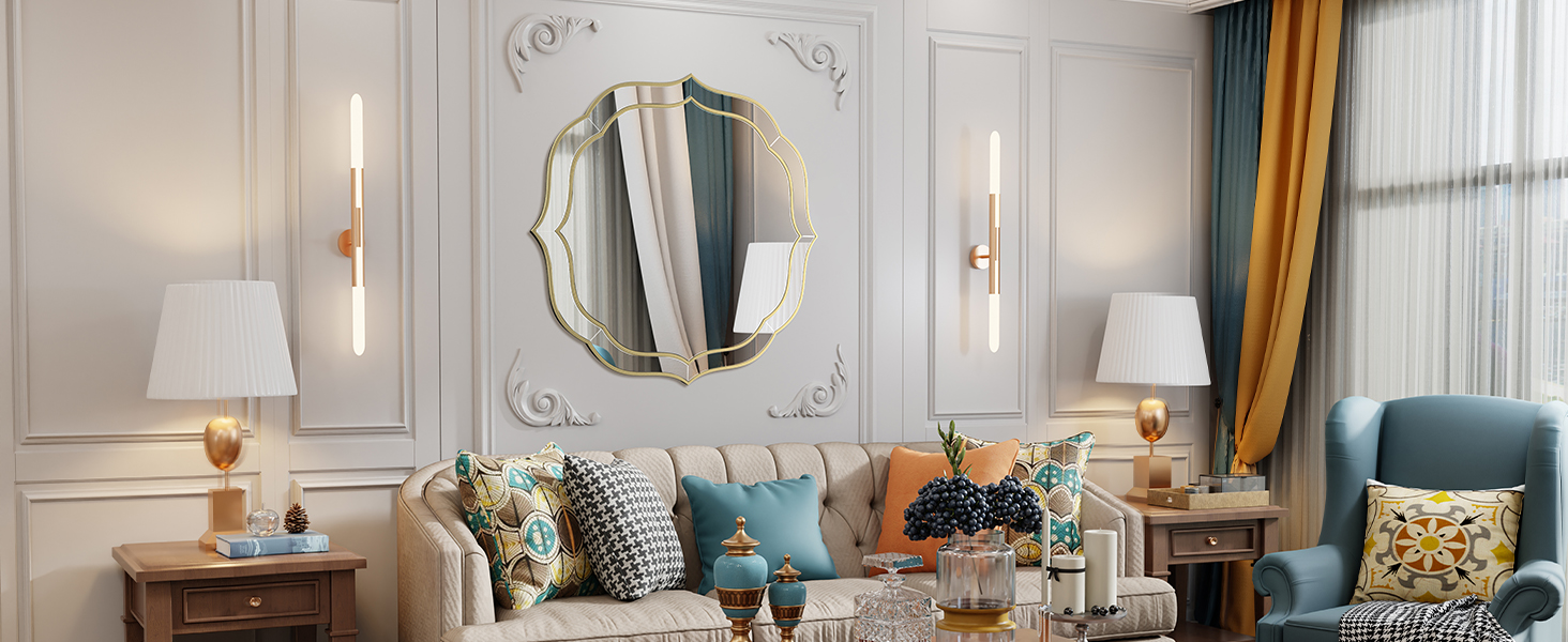 specchio stile barocco cornice oro grande specchio vintag dorato da parete specchio cucina