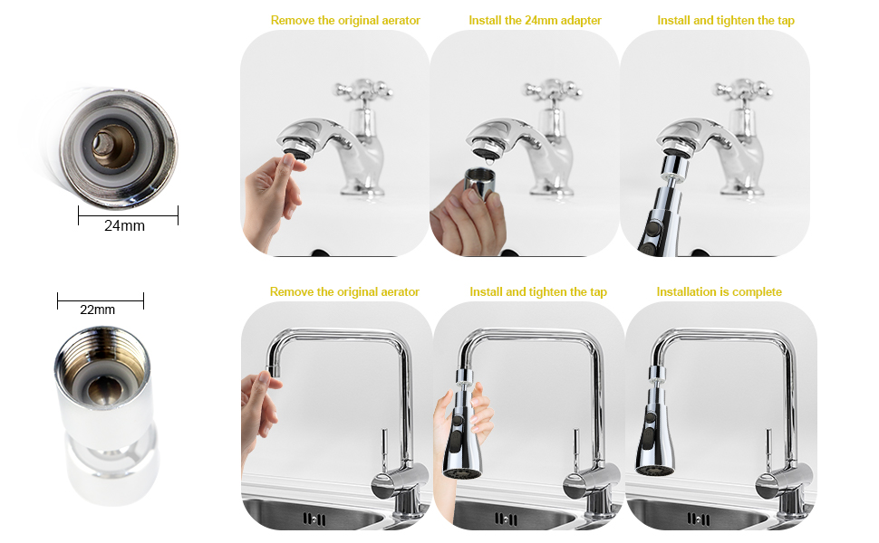 M22 M24 Economiseur d'eau pour Robinet