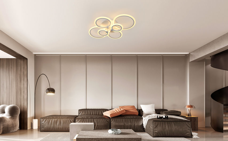 Plafonnier LED Salon Plafonnier Rond Plafonniers Moderne