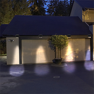 Applique murale solaire pour garage