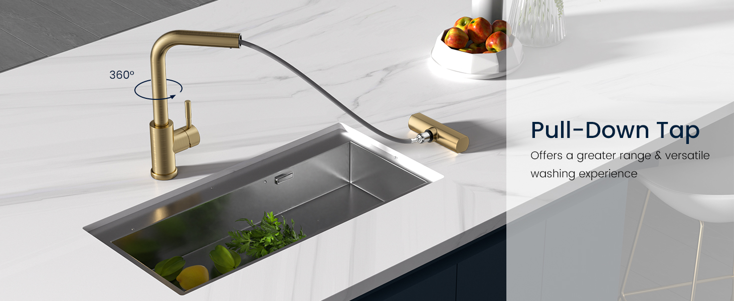pull down tap