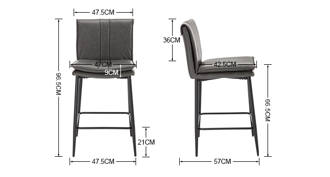 tabouret hauts avec dossier