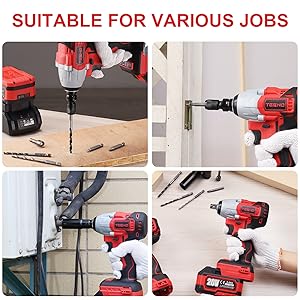 Clé à Chocs Sans Fil Sans Brushless