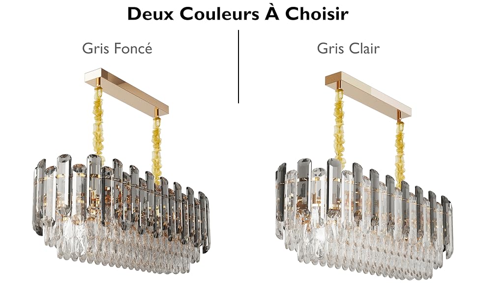 lustre suspendu cristal