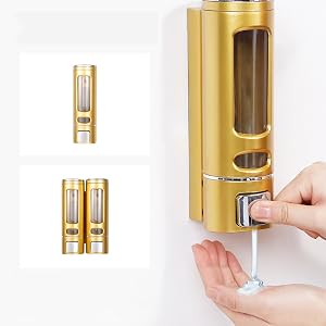 gold body wash dispenser/gold commercial soap dispenser/gold dispenser/