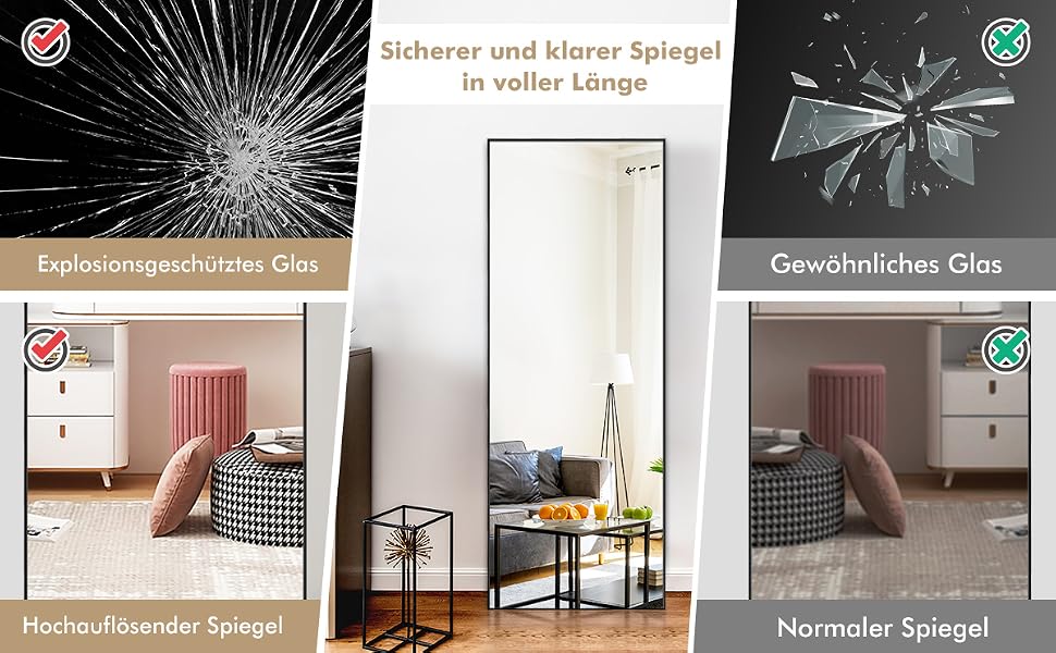HD Ganzkörperspiegel