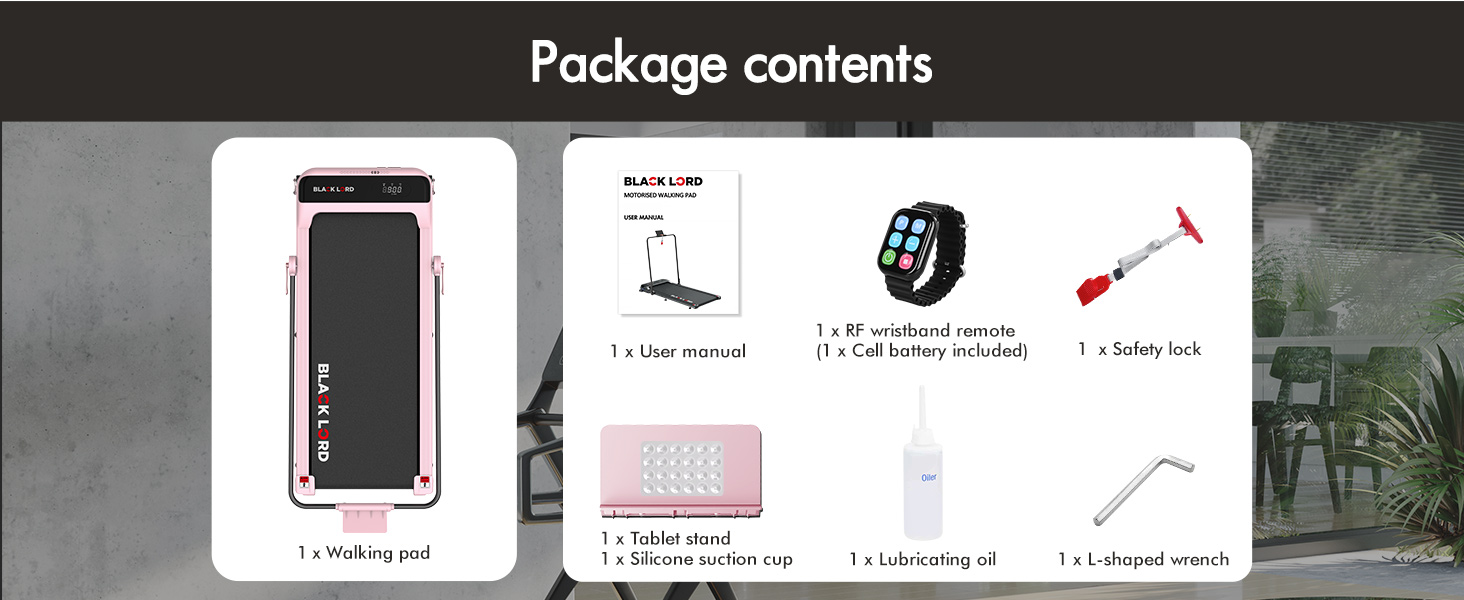 Product package contents display showing a smartwatch case with screen protector, charging cable, cleaning tools, and installation accessories laid out on white background.