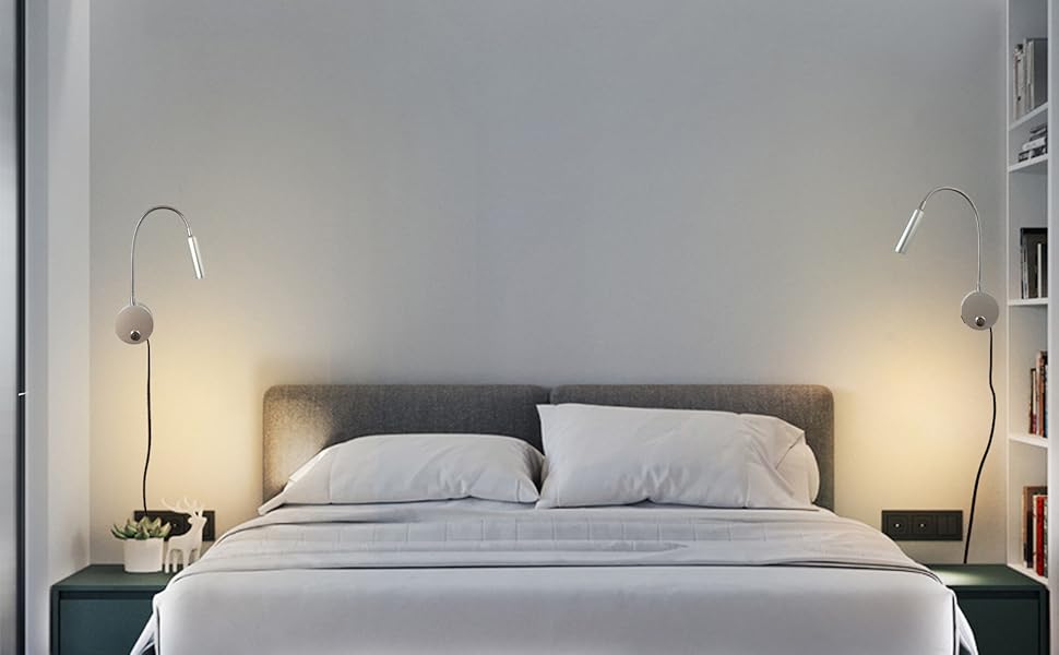 Bedside wall light