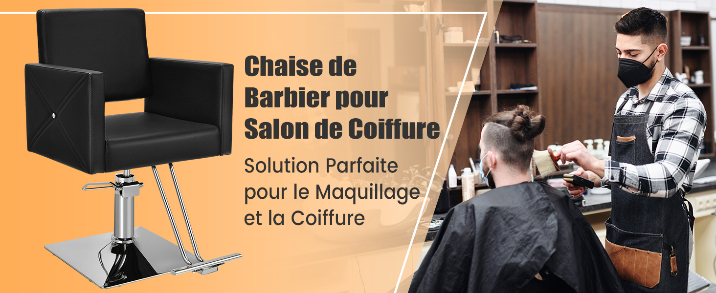 Fauteuil de Coiffure Hydraulique