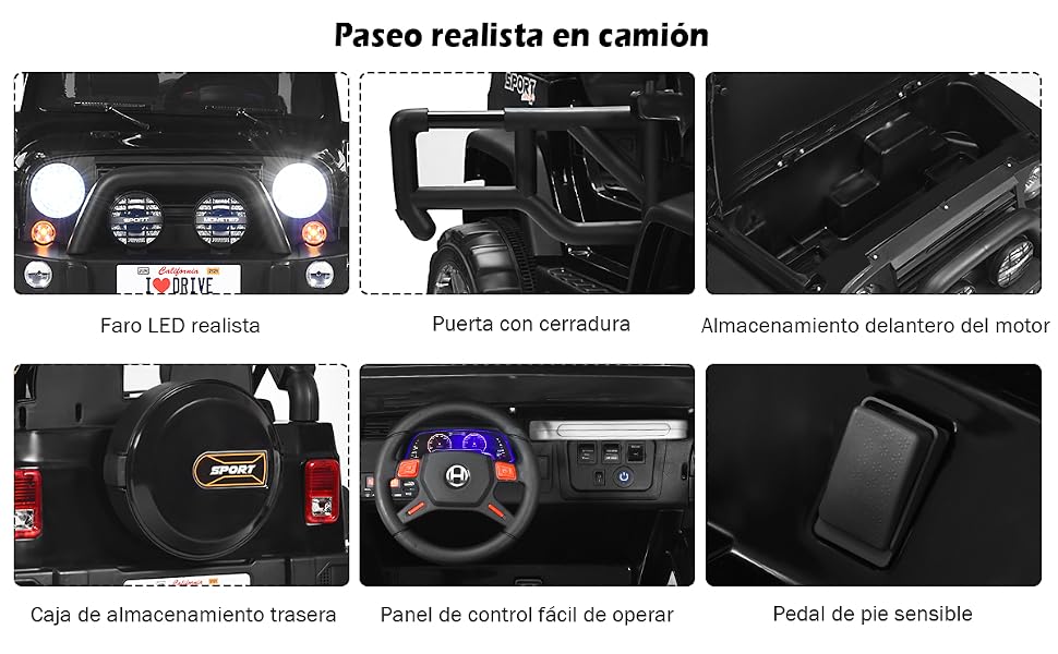 12 V Coche Eléctrico Montable