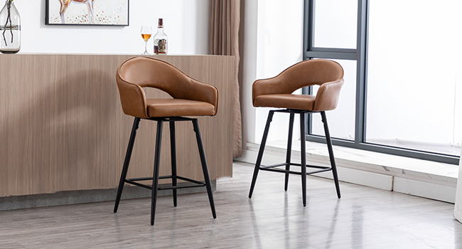 chaise haute cuisine repose-pieds