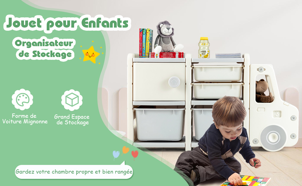 Meuble de rangement en forme de camion