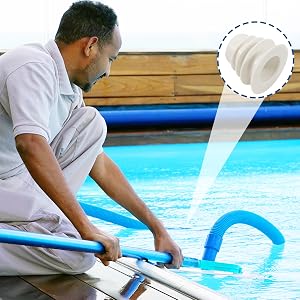 Adattatore conico per pulitore per piscina
