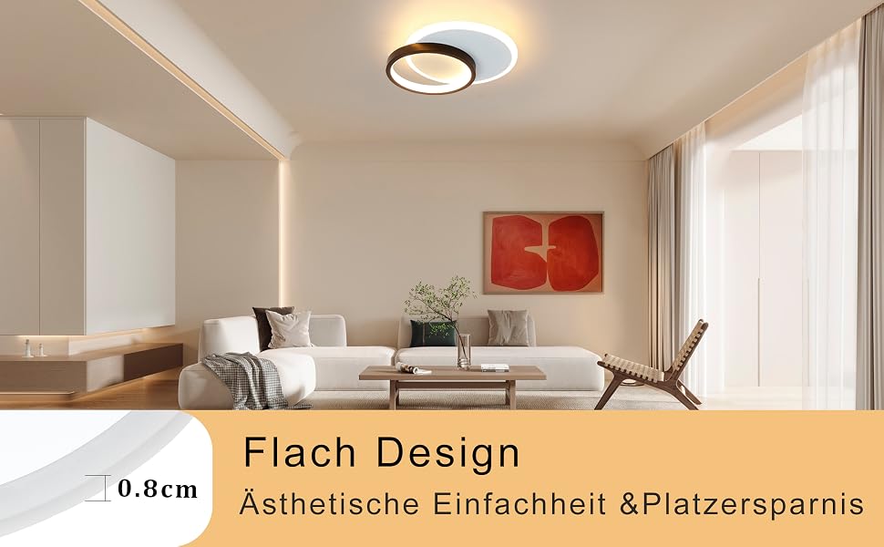 3000K Warmweiß Wohnzimmerlampe