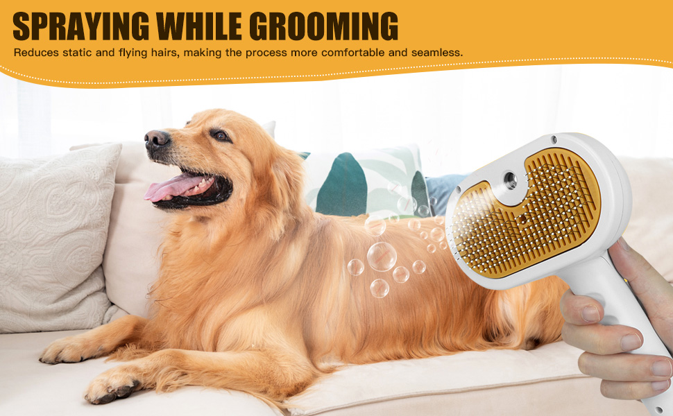 steamer cat brush