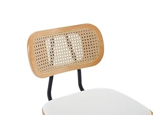 chaise rotin metal