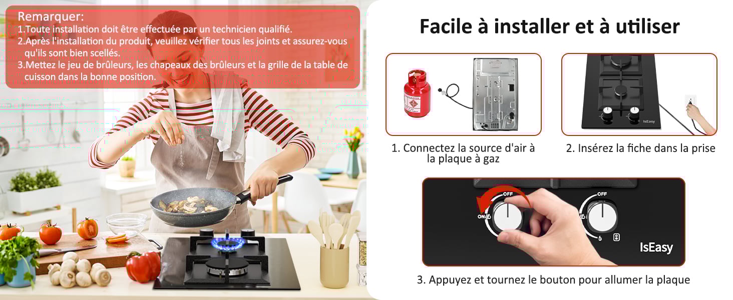 Table de Cuisson Encastrable