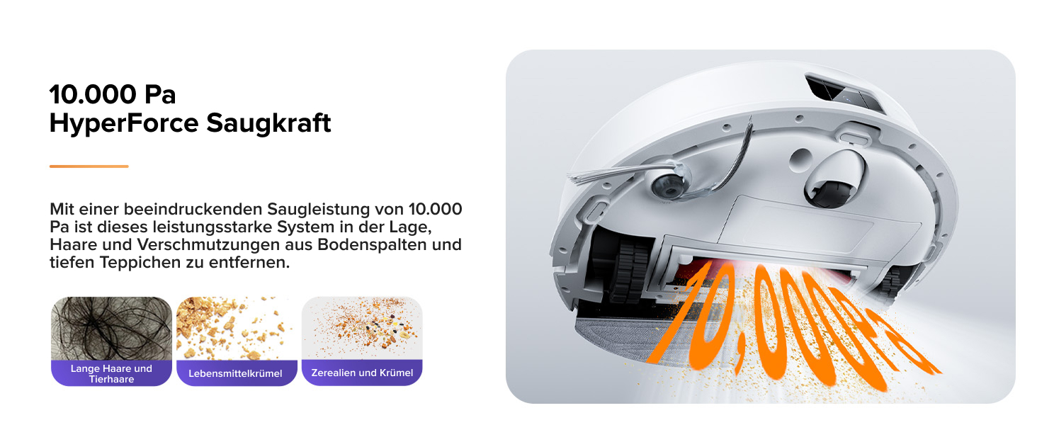10.000Pa Saugleistung