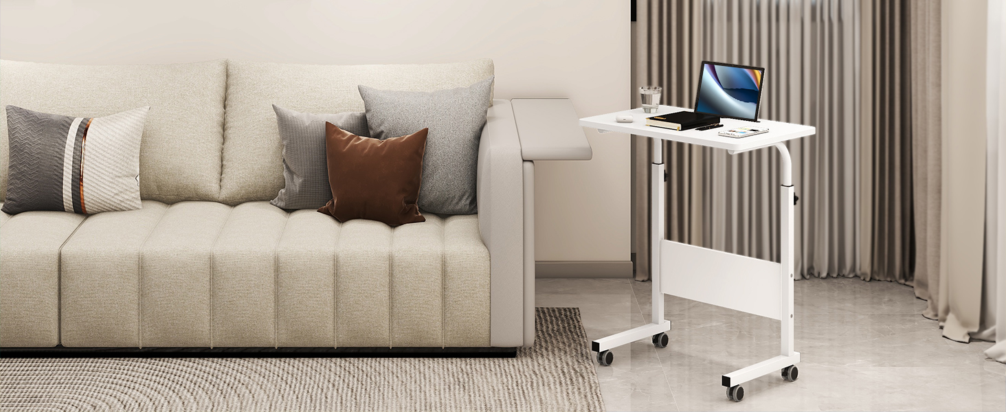 portable desk for laptop, laptop desk table, Height Adjustable Mobile Laptop Stand Desk Rolling Cart