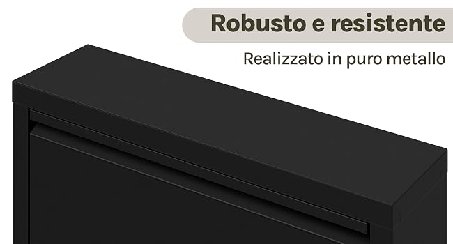 un primo piano di una scatola di metallo nero con le parole ``rethinking the future» in bianco 