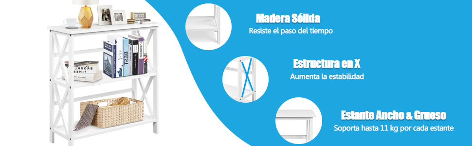 Mesa Auxiliar de 3 Niveles
