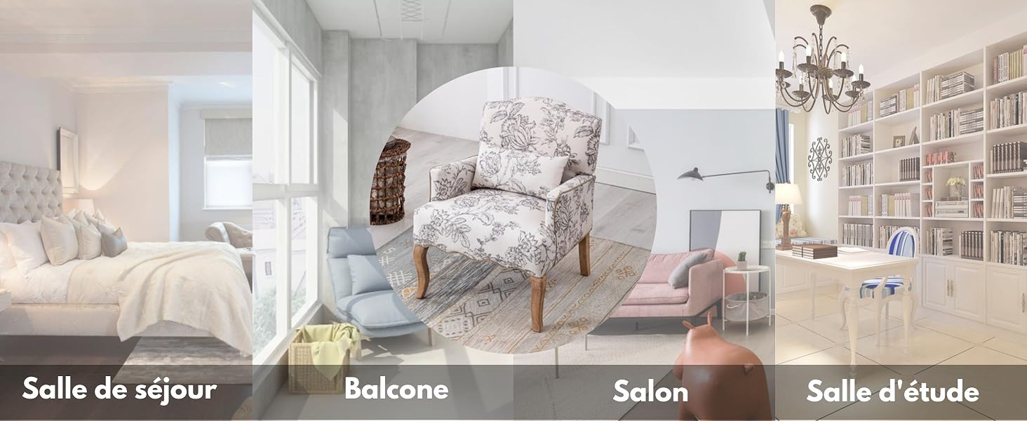 fauteuil salon beige