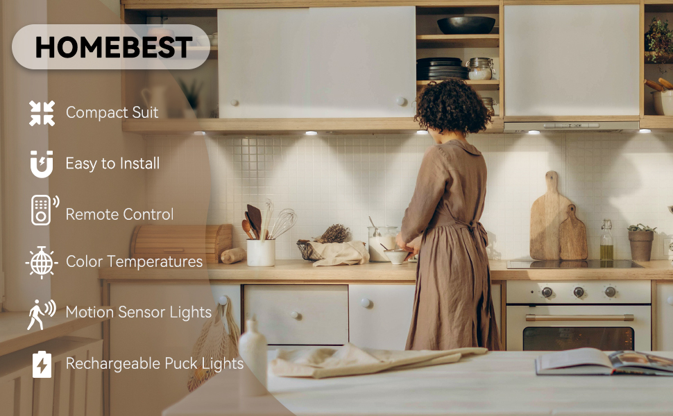 Luce notturna HOMEBEST da posizionare sotto i mobili
