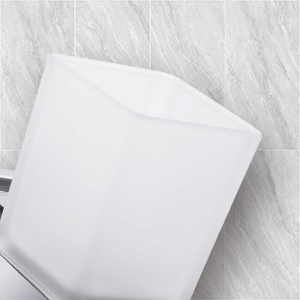 Porte-brosse à dents avec verre dépoli