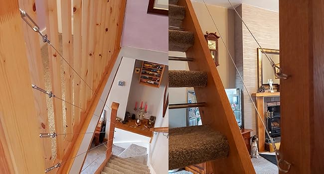 Kit de garde-corps d'escalier intérieur