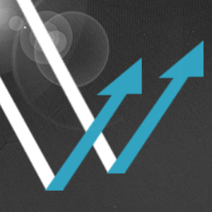 the blue arrows are pointing up.