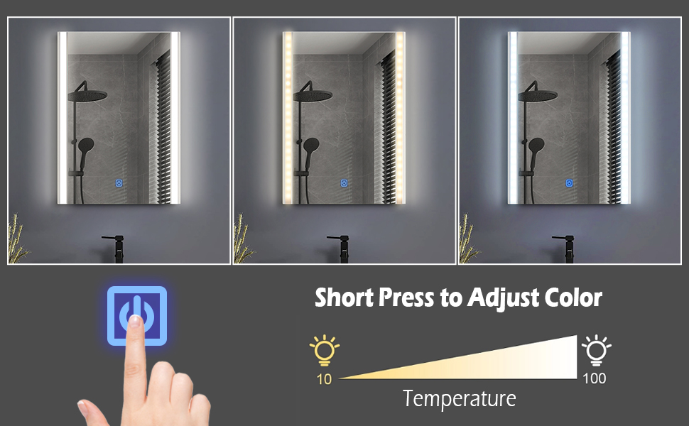 LED bath mirror 