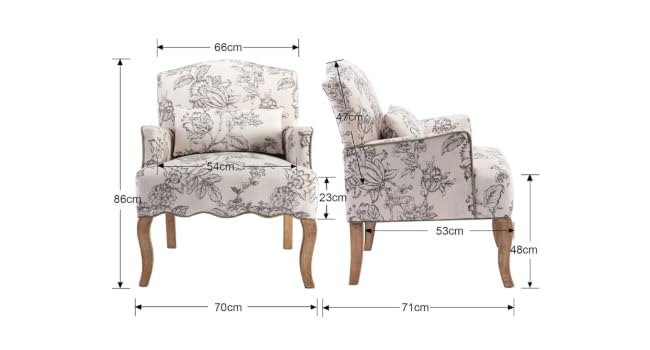 chaise tissu et bois