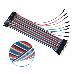ELEGOO 120pcs Multicolored Dupont Wire