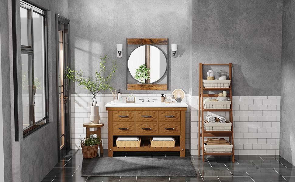 Specchio da Parete Decorativo Argento Industriale