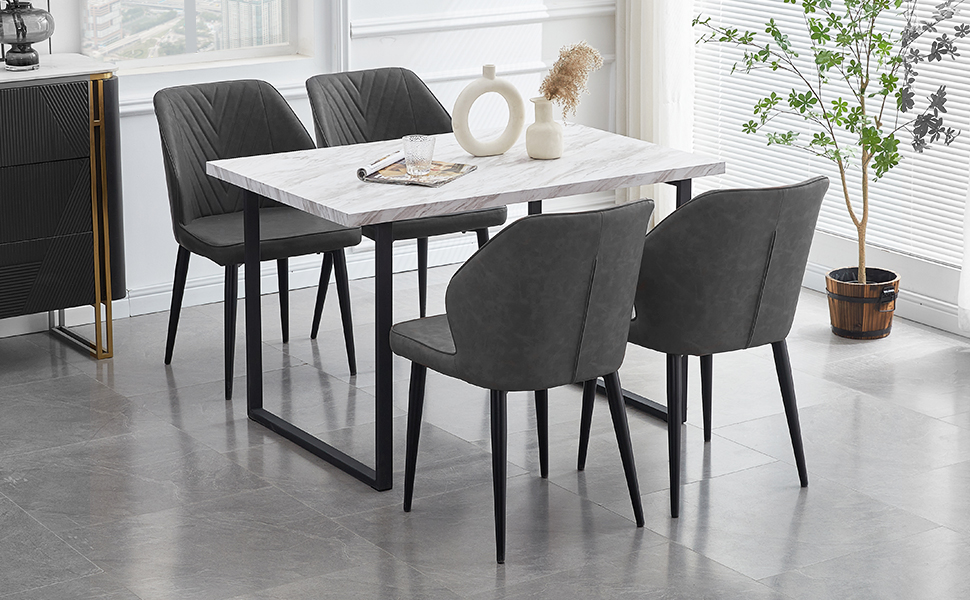 ensemble de 4 chaises de cuisine