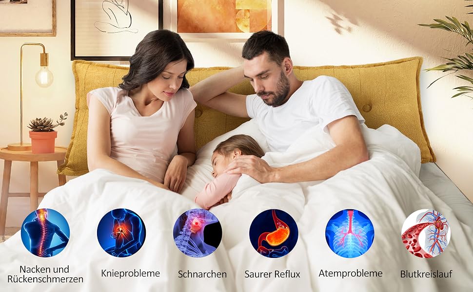 Lesekissen Rückenkissen für Bett