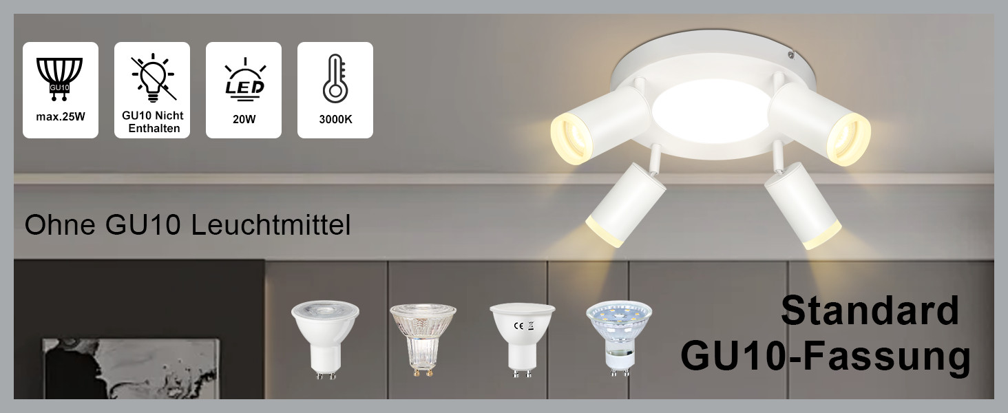 LED Deckenstahlar