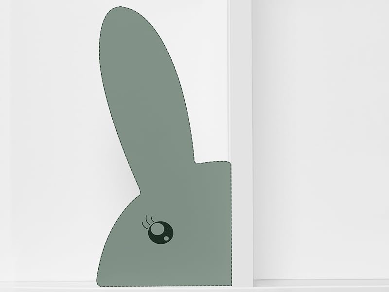 the bunny - grey - wall decal