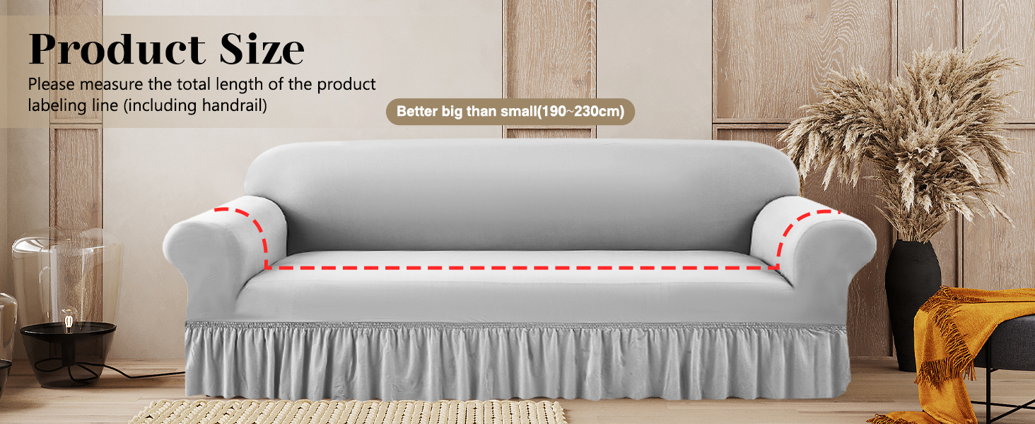 Sofa Cover With Skirt