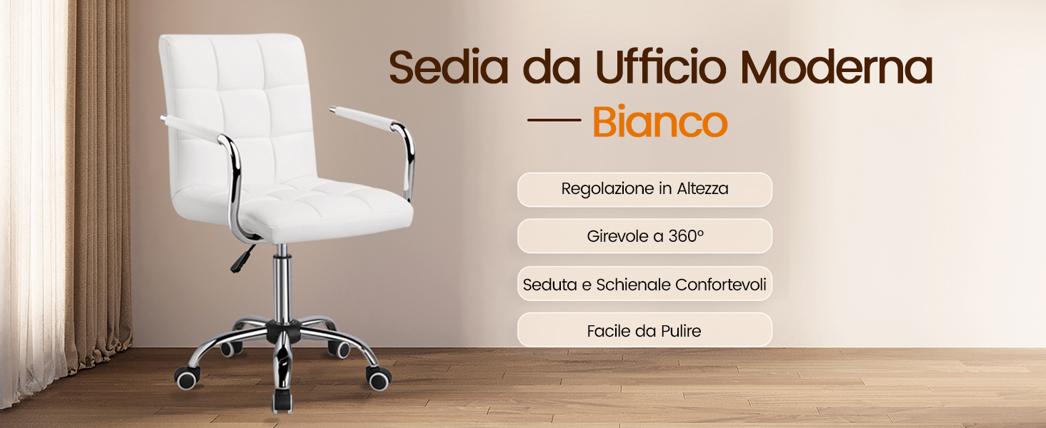 Sedia finta pelle