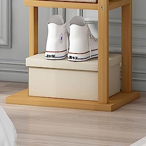 unho Porte Manteau Sur Pieds Bambou