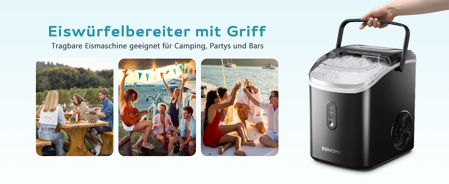 Eiswürfelbereiter mit Griff