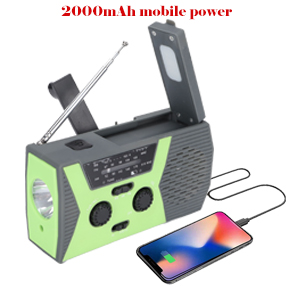 2000 mAh Akku zum Aufladen des Telefons im Notfall