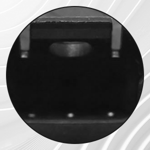 Series of product shots showing rectangular LED light fixtures or panels with metallic finish, mounted on what appears to be a ceiling or wall surface.